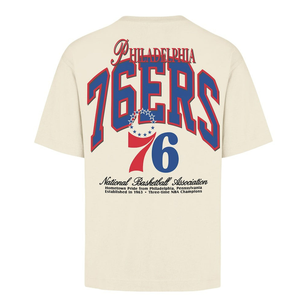 Philadelphia 76ers '47 Unisex Crossover Collection Foundation Pocket T-Shirt Cream - 47 brand