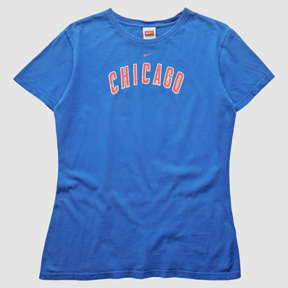 Chicago Cubs Nike 2000s T-Shirt - Blue - Vintage T-shirts
