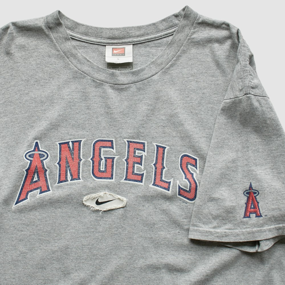 Los Angeles Angels Nike 2000s T-Shirt - Gray - Vintage T-shirts