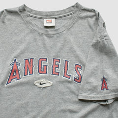 Los Angeles Angels Nike 2000s T-Shirt - Gray - Vintage T-shirts