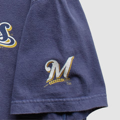Milwaukee Brewers Nike 2004 T-Shirt - Navy - Vintage T-shirts