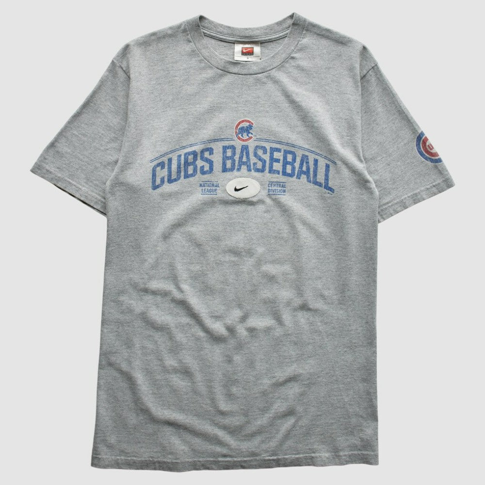 Chicago Cubs Nike 2000s T-Shirt - Gray - Vintage T-shirts