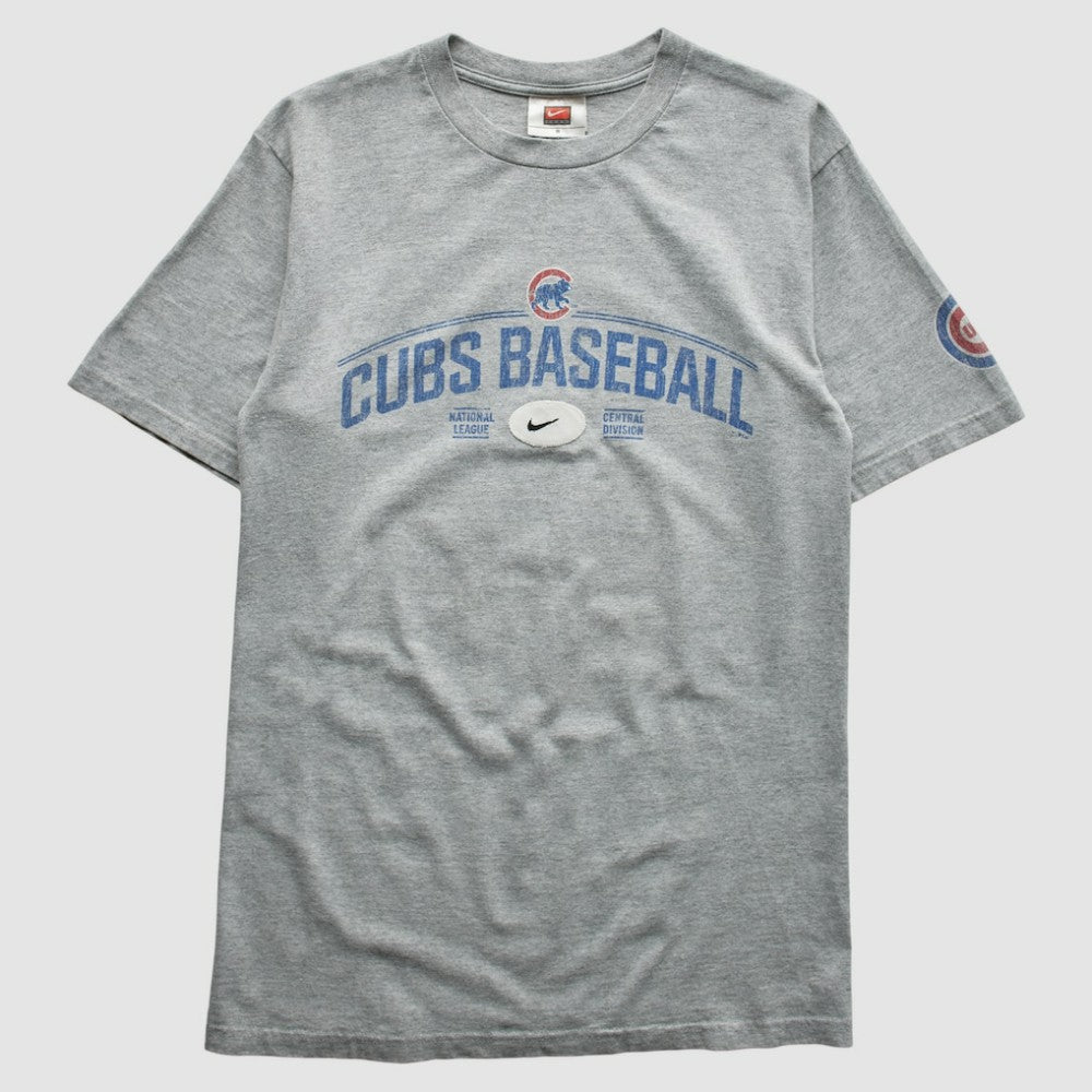 Chicago Cubs Nike 2000s T-Shirt - Gray - Vintage T-shirts