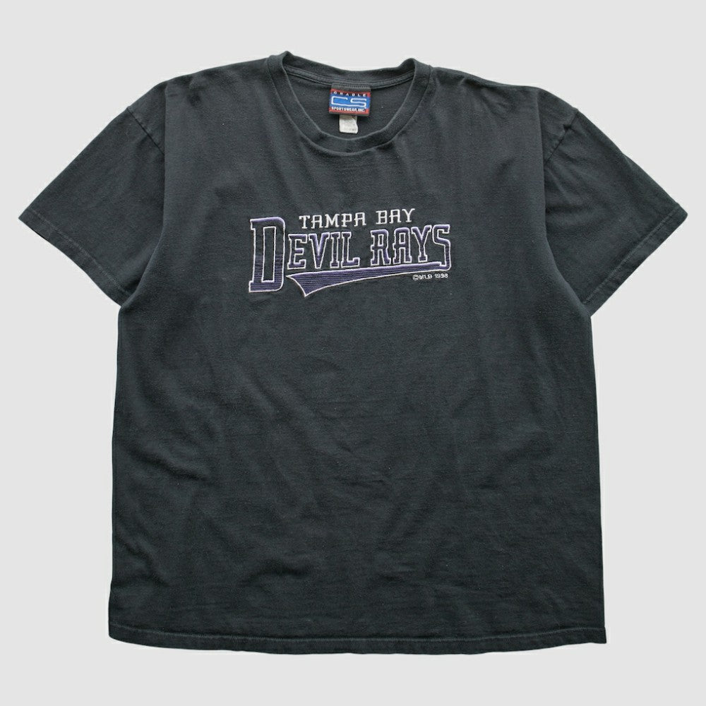 Tampa Bay Rays 1998 T-Shirt - Black - XVintage T-shirts