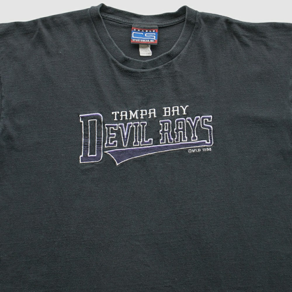 Tampa Bay Rays 1998 T-Shirt - Black - XVintage T-shirts