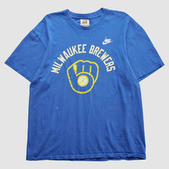 Milwaukee Brewers Nike 2000s T-Shirt - Blue - Vintage T-shirts