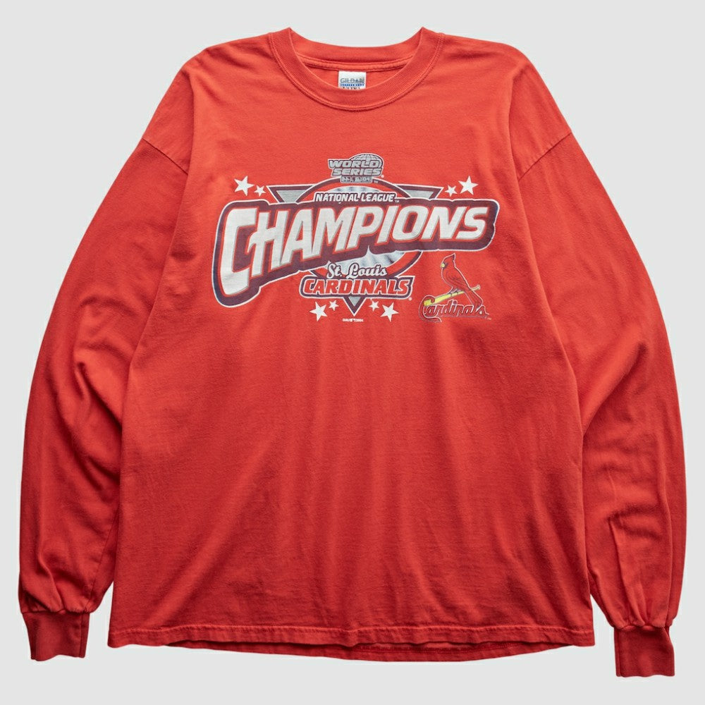 St. Louis Cardinals 2004 T-Shirt - Red - XVintage T-shirts