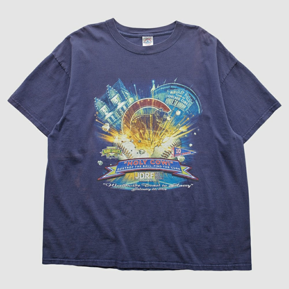Chicago Cubs 2004 T-Shirt - Navy - 2XVintage T-shirts