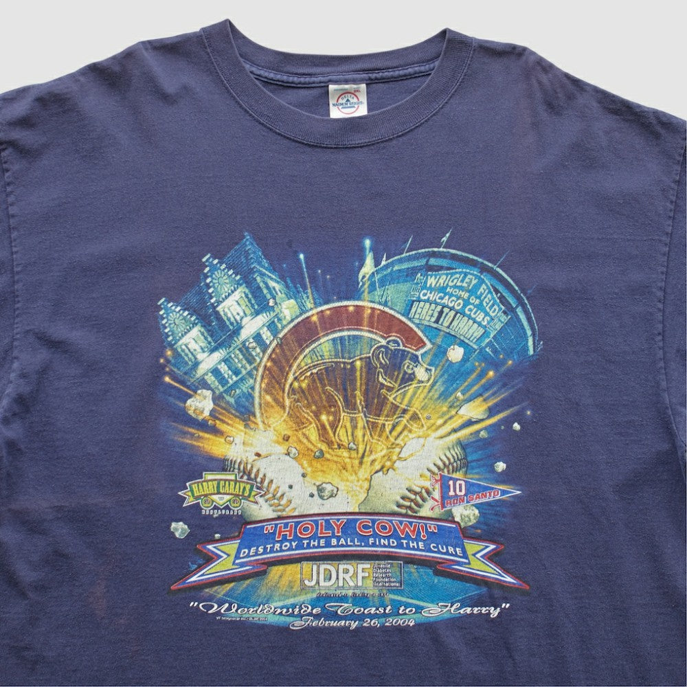 Chicago Cubs 2004 T-Shirt - Navy - 2XVintage T-shirts
