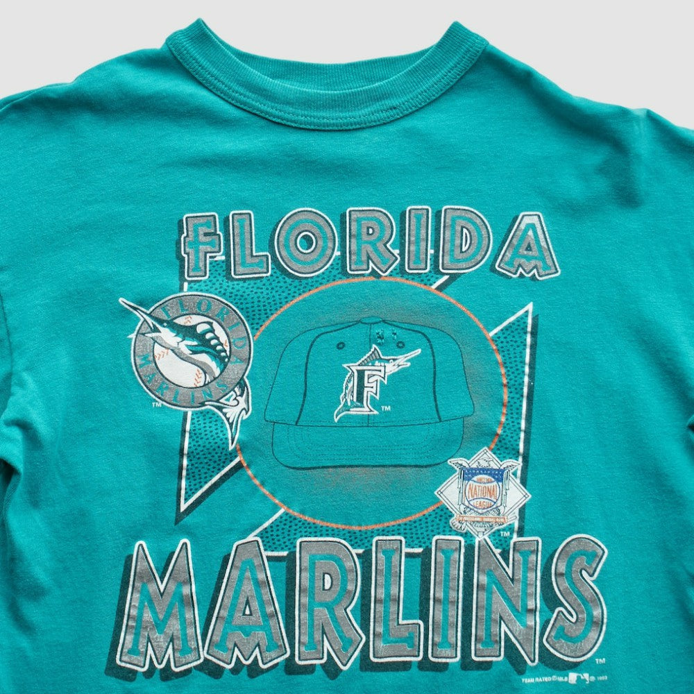 Miami Marlins Team Rated 1993 T-Shirt - Teal - XVintage T-shirts