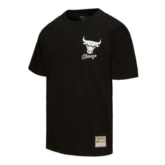 Chicago Bulls Hardwood Classics Overlap T-Shirt Black - Mitchell & Ness outlet