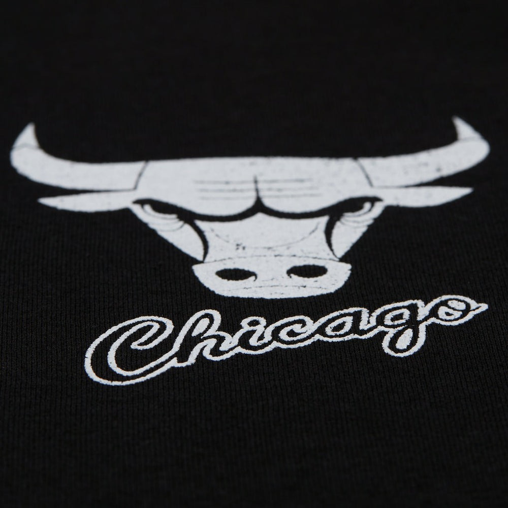 Chicago Bulls Hardwood Classics Overlap T-Shirt Black - Mitchell & Ness outlet