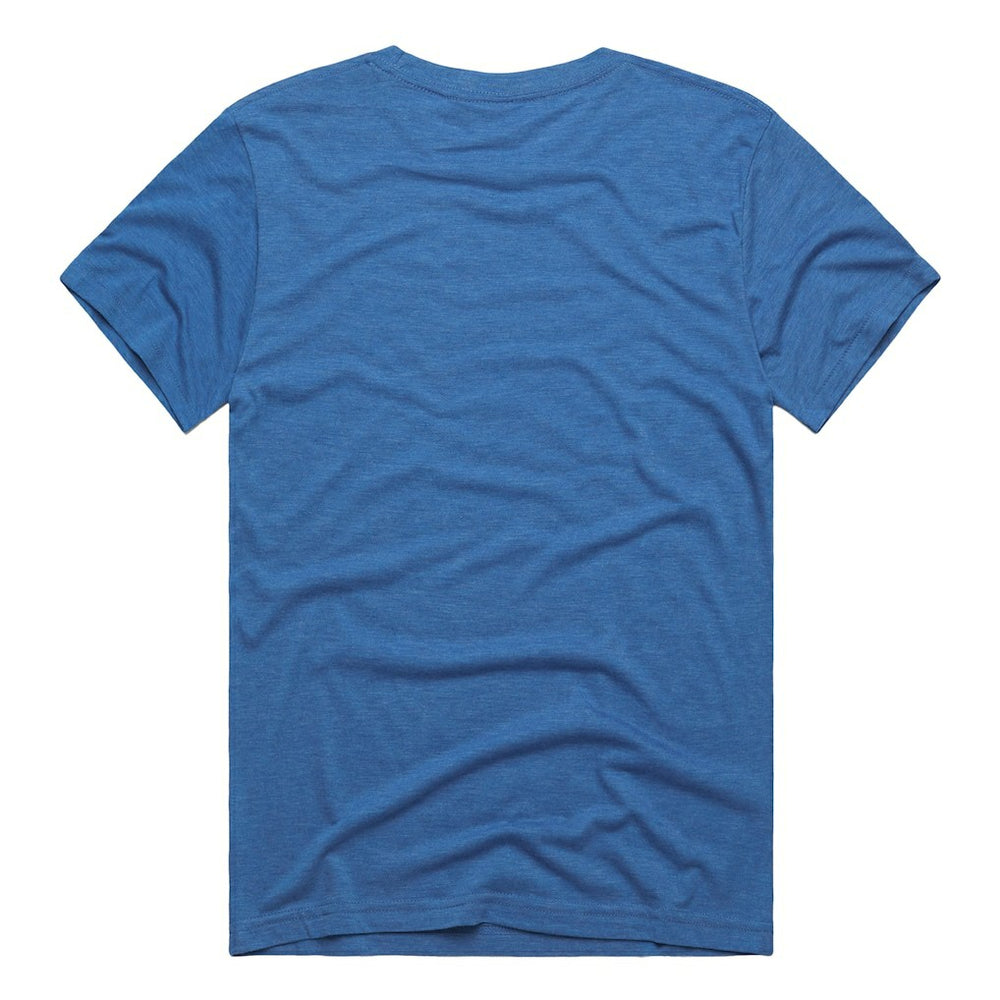 Eric Dickerson Los Angeles Rams Homage Unisex NFL Topps Trading Card Tri-Blend T-Shirt - Royal T-shirts