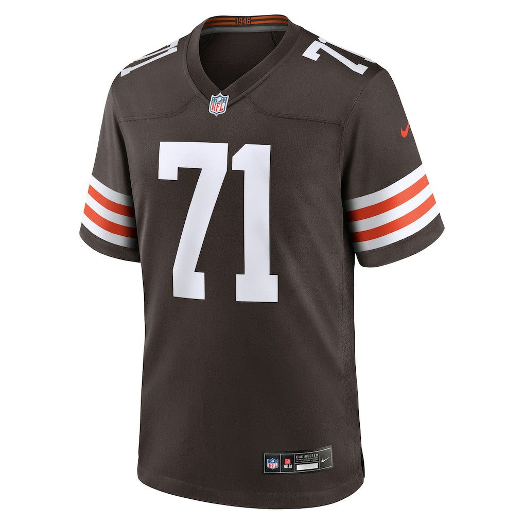 Cornelius Lucas Cleveland Browns Team Game Jersey - Brown Jerseys