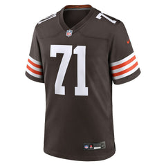 Cornelius Lucas Cleveland Browns Team Game Jersey - Brown Jerseys