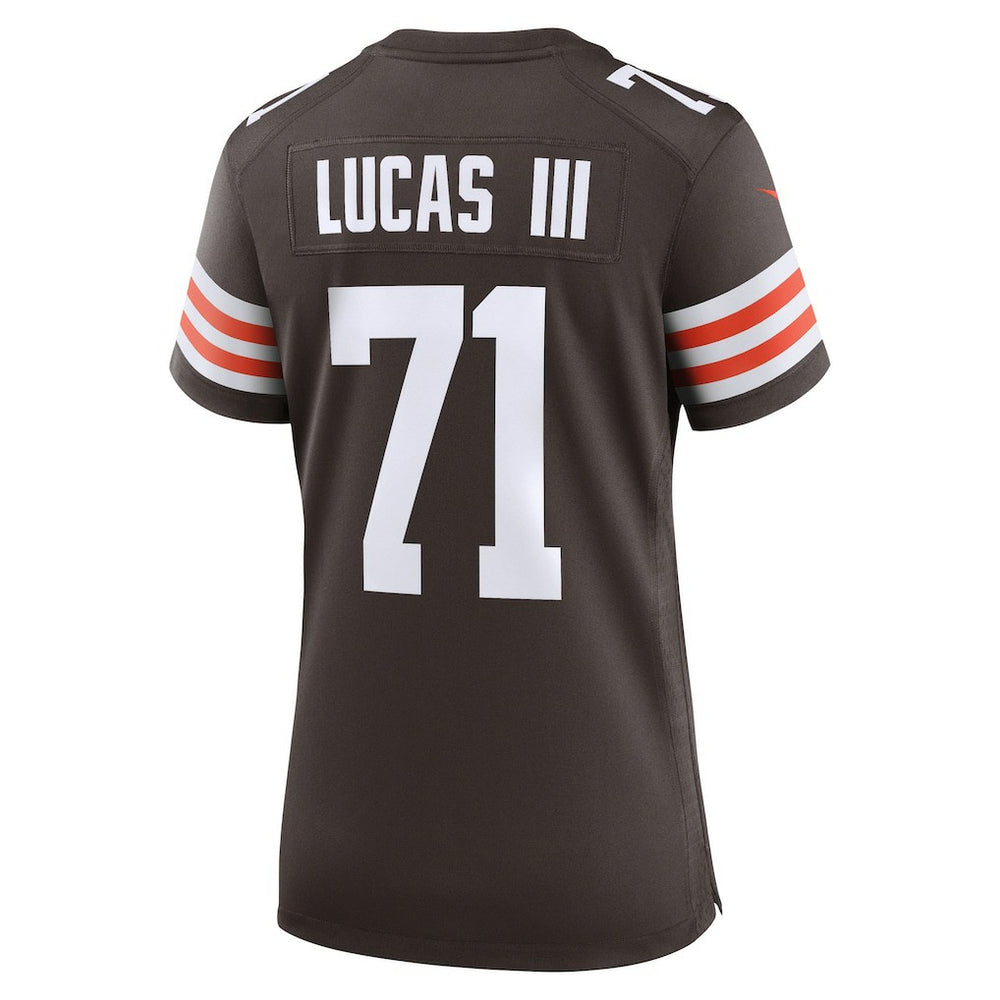 Cornelius Lucas Cleveland Browns Women's Team Game Jersey - Brown Jerseys