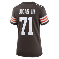 Cornelius Lucas Cleveland Browns Women's Team Game Jersey - Brown Jerseys