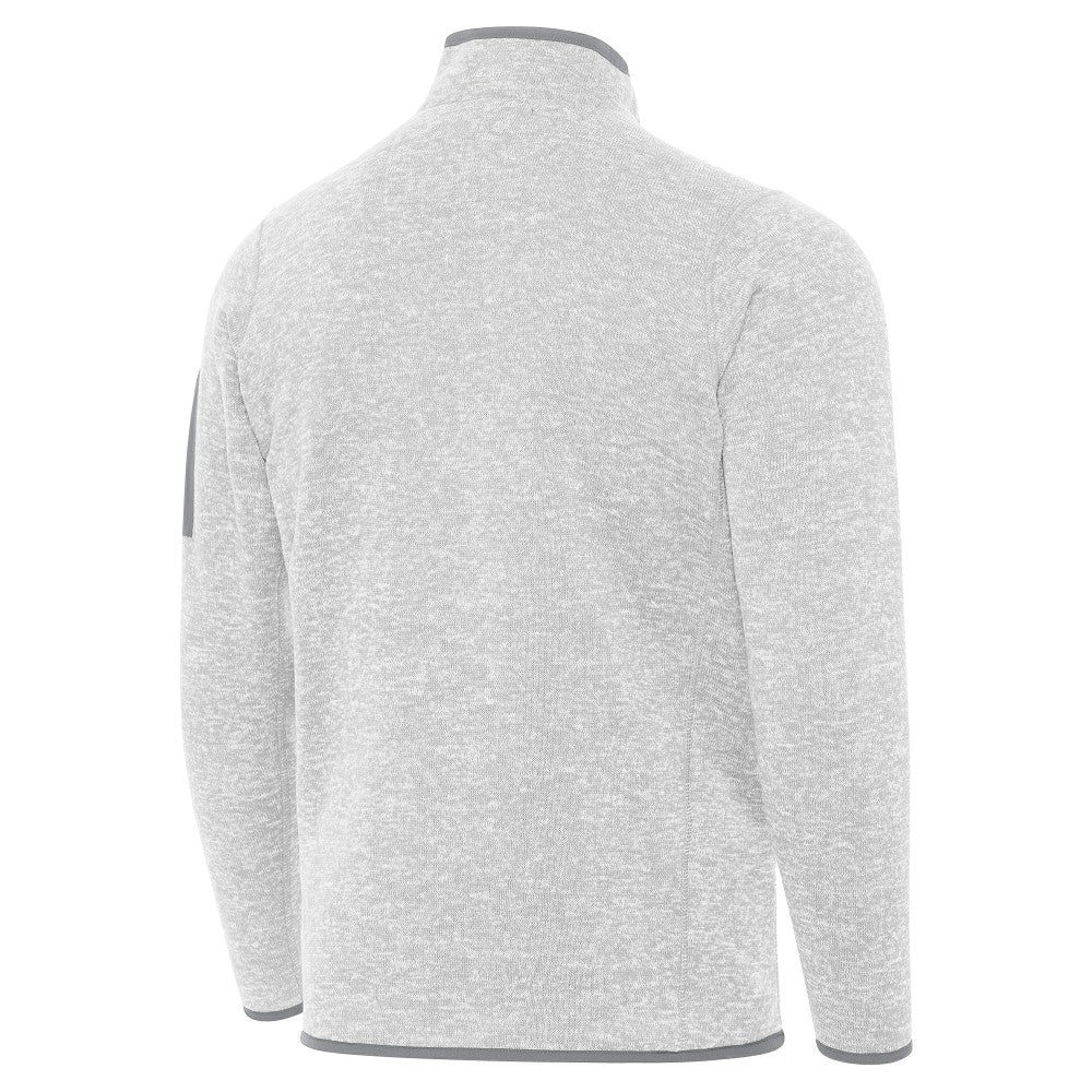 France National Team Antigua Elevate Quarter-Zip Pullover Heather Gray