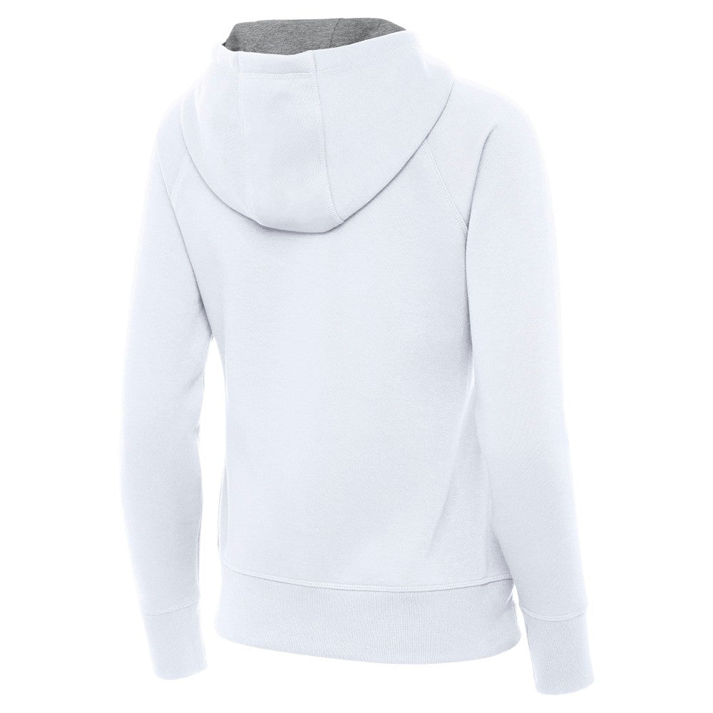 France National Team Antigua Women's Takeover Full-Zip Hoodie White