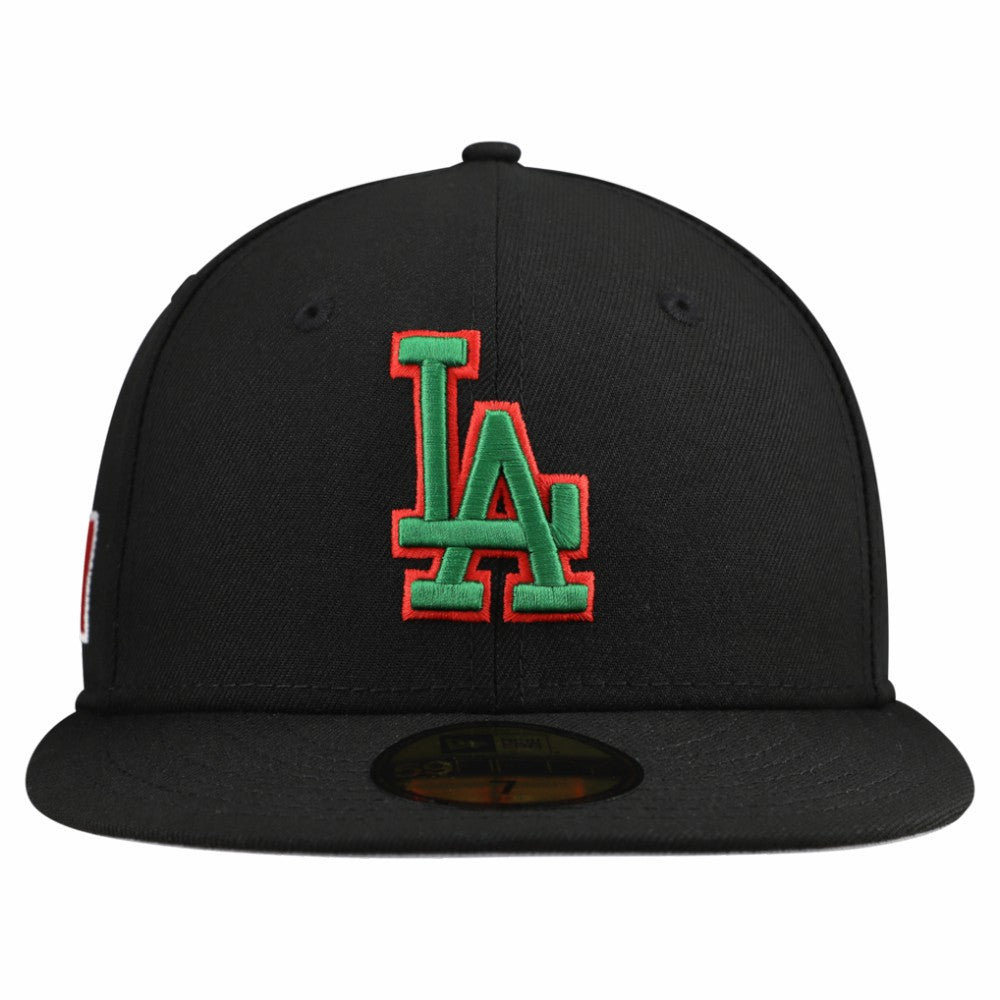 Los Angeles Dodgers New Era Mexico 59FIFTY Fitted Hat - Black Hats