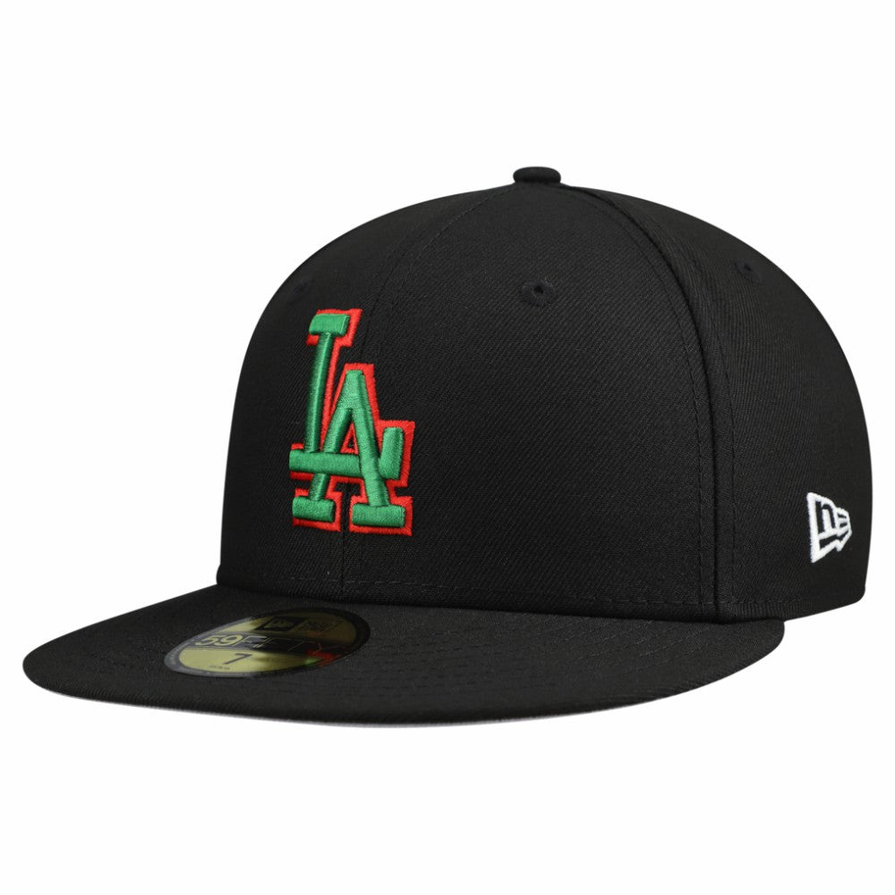 Los Angeles Dodgers New Era Mexico 59FIFTY Fitted Hat - Black Hats