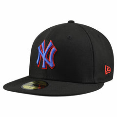 New York Yankees New Era Puerto Rico 59FIFTY Fitted Hat - Black Hats