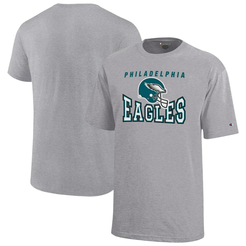Philadelphia Eagles Champion Youth Graphic T-Shirt - Gray T-shirts