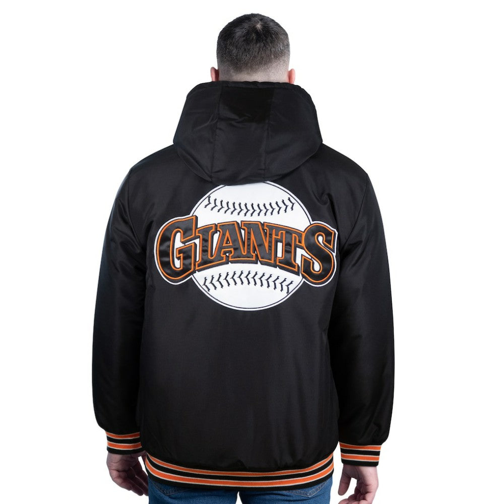 San Francisco Giants Starter Pro Polyfilled Full-Zip Jacket - Black Jackets