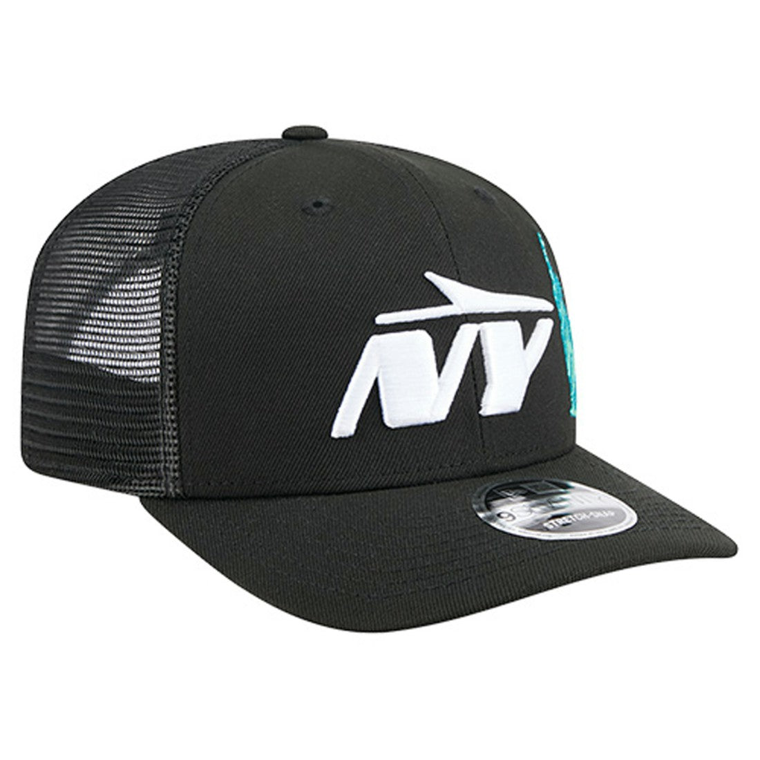 New York Jets New Era Liberty 9SEVENTY Adjustable Trucker Hat - Black Hats
