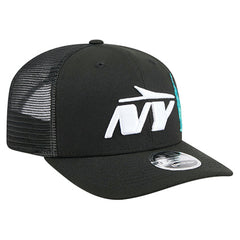 New York Jets New Era Liberty 9SEVENTY Adjustable Trucker Hat - Black Hats