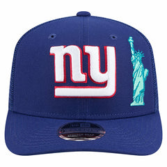New York Giants New Era Liberty 9SEVENTY Adjustable Trucker Hat - Royal Hats