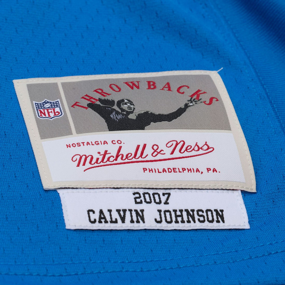 Calvin Johnson Detroit Lions x Golf Wang Unisex 2007 Legacy Fashion Jersey - Blue Jerseys