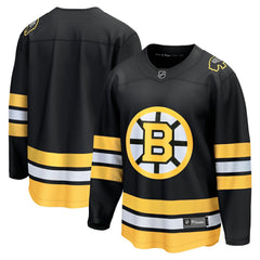 Boston Bruins Fanatics Anniversary Home Breakaway Jersey - Black | US 203376744