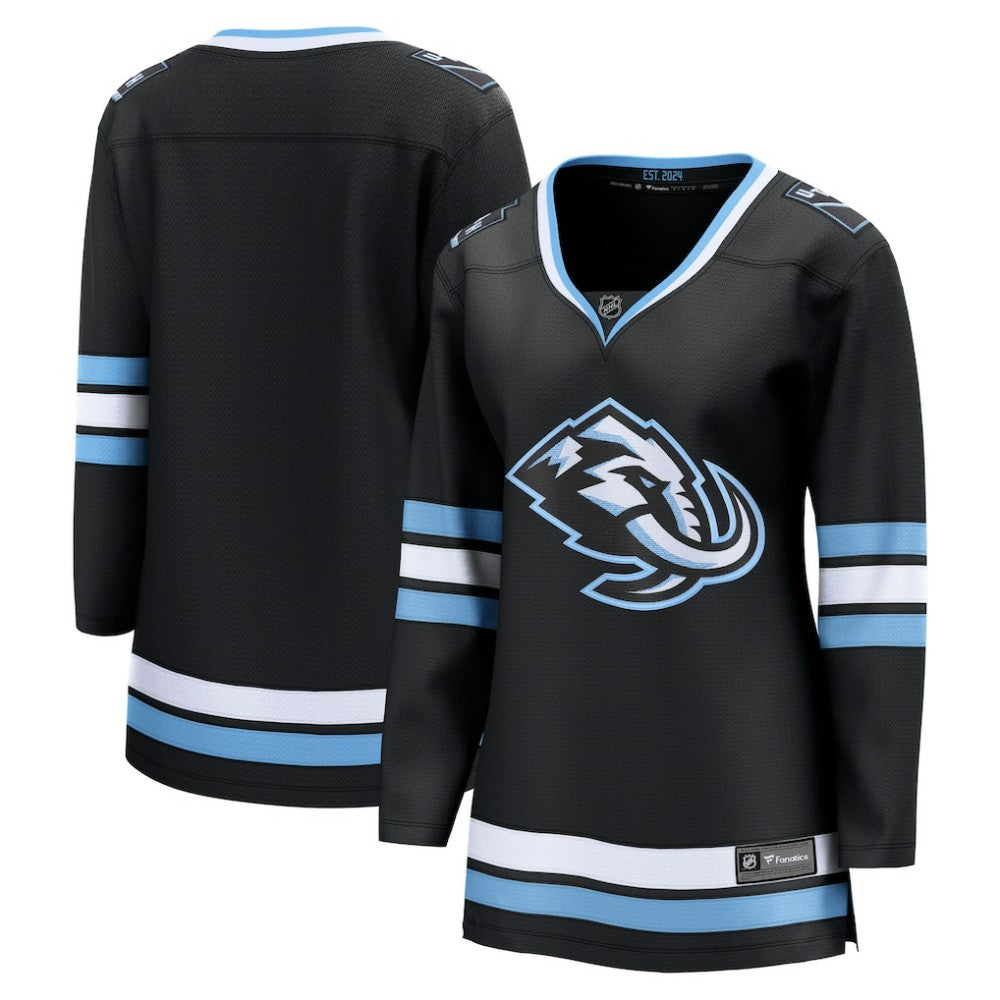 Utah Mammoth Fanatics Women's Home Breakaway Jersey - Black | US 203376751
