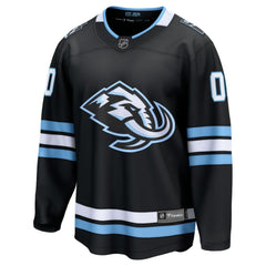 Utah Mammoth Fanatics Home Breakaway Custom Jersey - Black | US 203376755