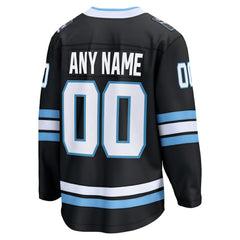 Utah Mammoth Fanatics Home Breakaway Custom Jersey - Black | US 203376755