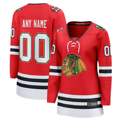 Chicago Blackhawks Fanatics Women's Centennial Breakaway Custom Jersey - Red | US 203376757