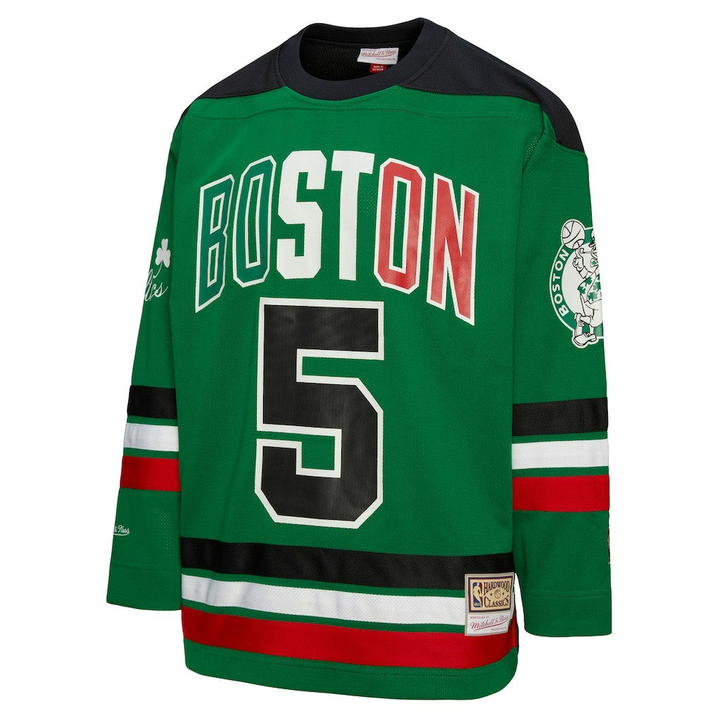 Kevin Garnett Boston Celtics Unisex Maxxed Out Fashion Hockey Jersey Kelly Green - Mitchell & Ness