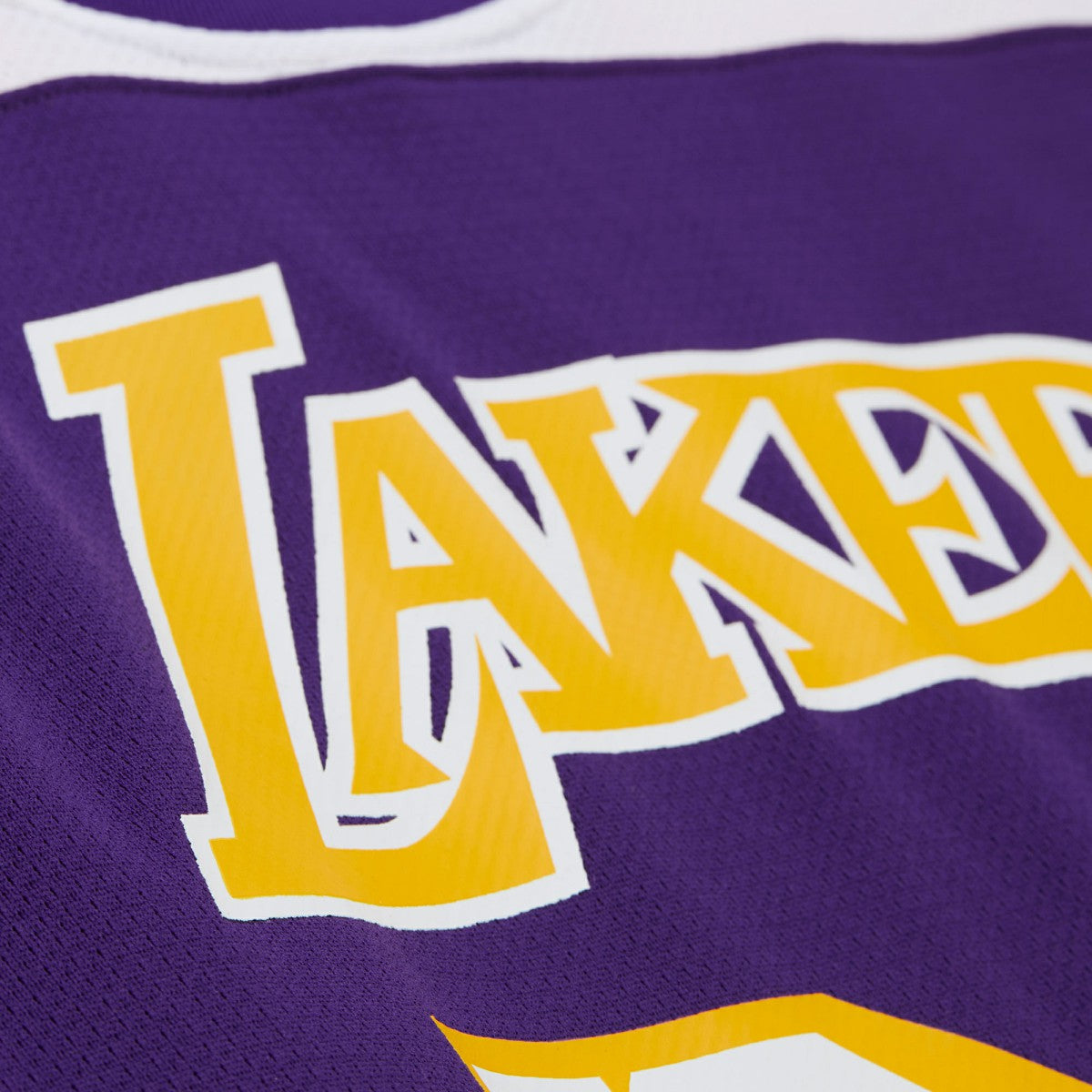 Shaquille O'Neal Los Angeles Lakers Unisex Maxxed Out Fashion Hockey Jersey Purple - Mitchell & Ness