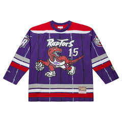 Vince Carter Toronto Raptors Unisex Maxxed Out Fashion Hockey Jersey Purple - Mitchell & Ness