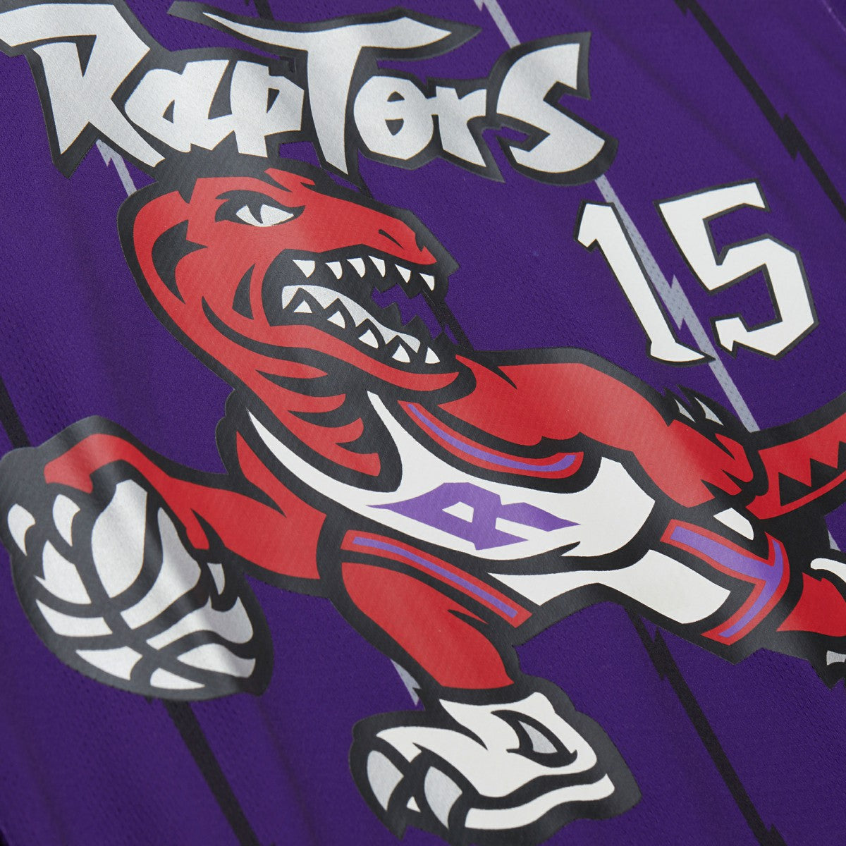 Vince Carter Toronto Raptors Unisex Maxxed Out Fashion Hockey Jersey Purple - Mitchell & Ness