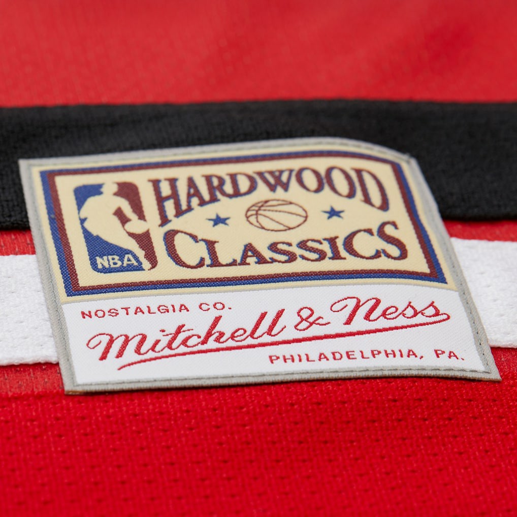 Dikembe Mutombo Atlanta Hawks Unisex Maxxed Out Fashion Hockey Jersey Red - Mitchell & Ness
