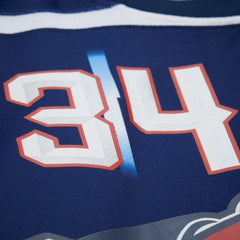 Hakeem Olajuwon Houston Rockets Unisex Maxxed Out Fashion Hockey Jersey Navy - Mitchell & Ness