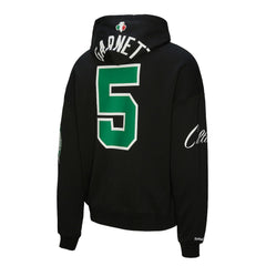 Kevin Garnett Boston Celtics Unisex Hardwood Classics Maxxed Out Full-Zip Hoodie Black - Mitchell & Ness