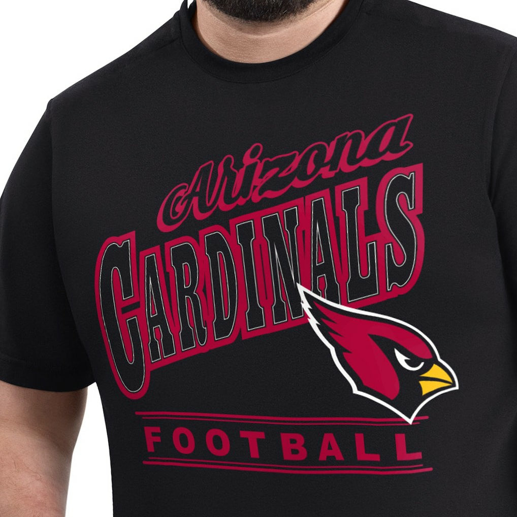 Arizona Cardinals G-III Sports by Carl Banks Adaptive Headliner Graphic T-Shirt - Black T-shirts