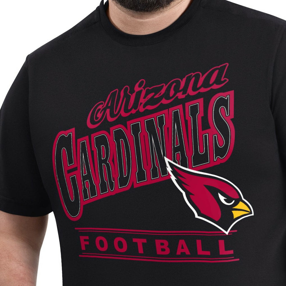 Arizona Cardinals G-III Sports by Carl Banks Adaptive Headliner Graphic T-Shirt - Black T-shirts