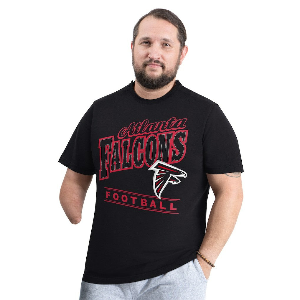 Atlanta Falcons G-III Sports by Carl Banks Adaptive Headliner Graphic T-Shirt - Black T-shirts