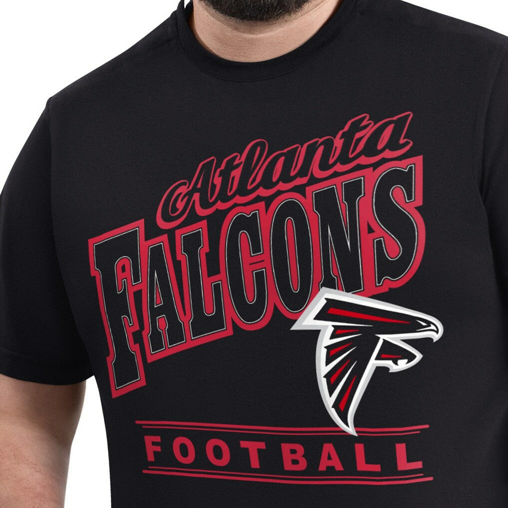 Atlanta Falcons G-III Sports by Carl Banks Adaptive Headliner Graphic T-Shirt - Black T-shirts