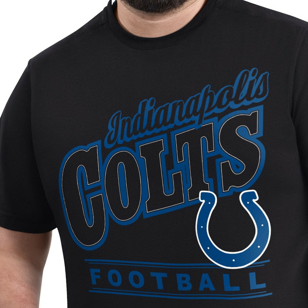 Indianapolis Colts G-III Sports by Carl Banks Adaptive Headliner Graphic T-Shirt - Black T-shirts