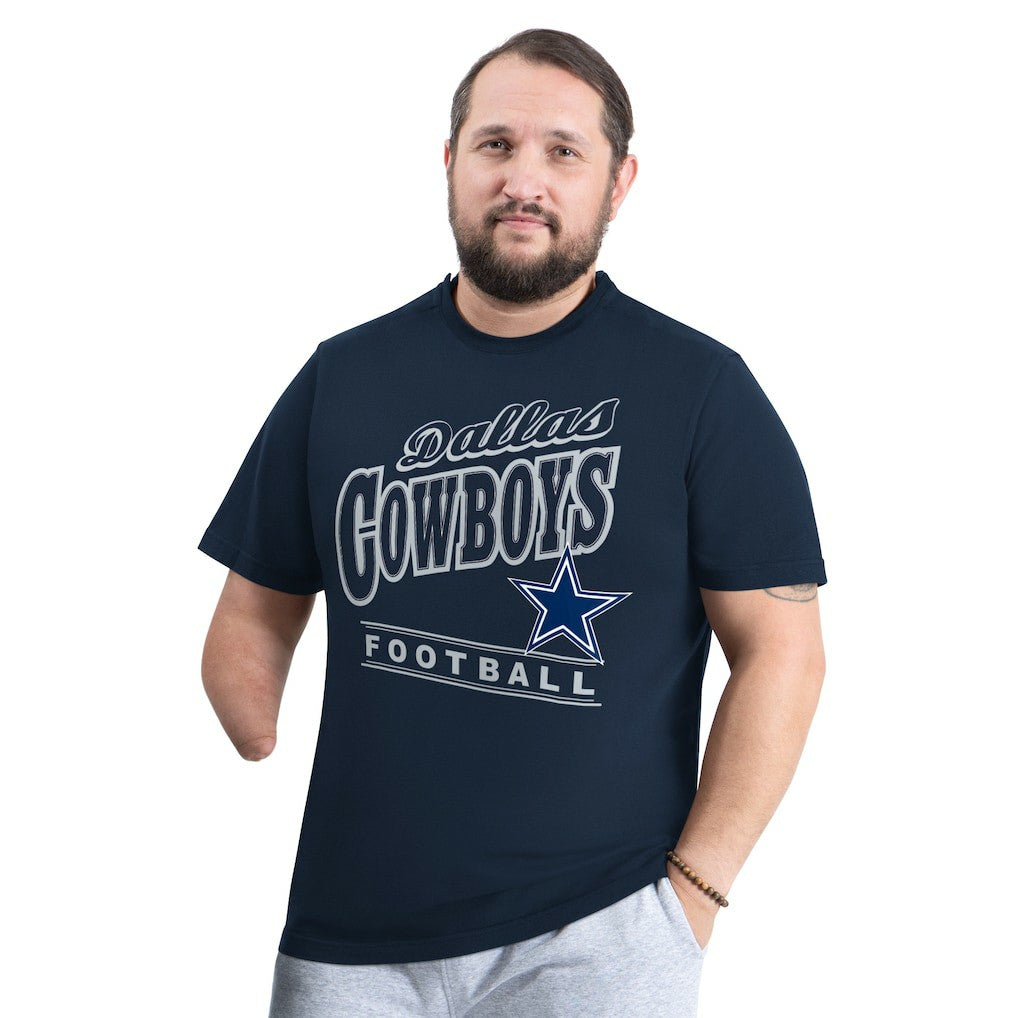 Dallas Cowboys G-III Sports by Carl Banks Adaptive Headliner Graphic T-Shirt - Navy T-shirts